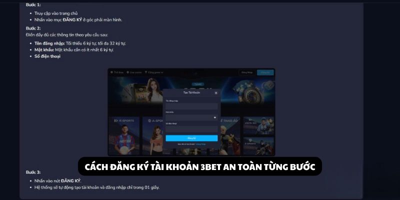 Đăng ký 3BET