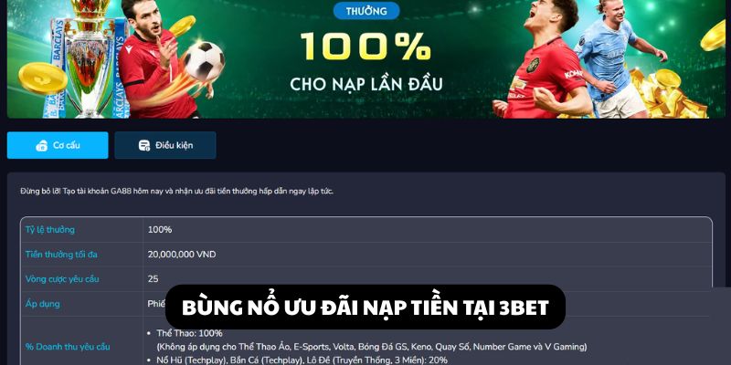 Khuyến mãi 3BET
